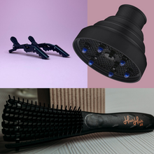 Load image into Gallery viewer, Starter Curl Pack – Essential Tools for Curly Hair
