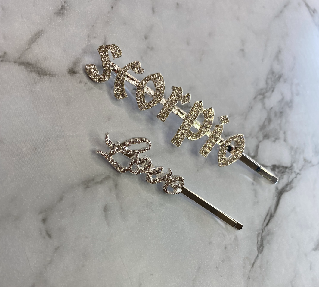 Zodiac Star Sign Hair Clips