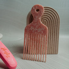 Load image into Gallery viewer, Pink Hair Pick Comb
